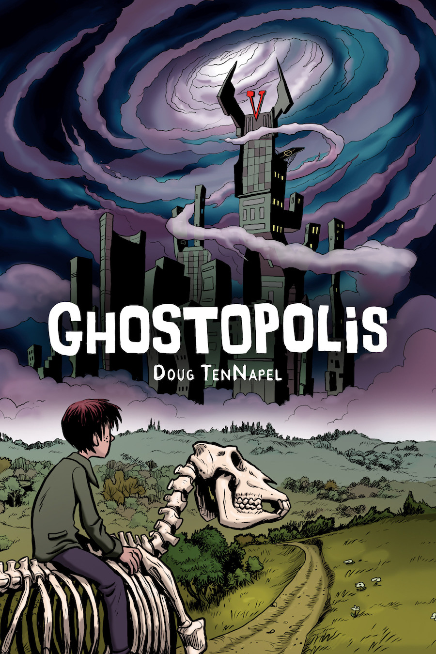 The cover of Ghostopolis