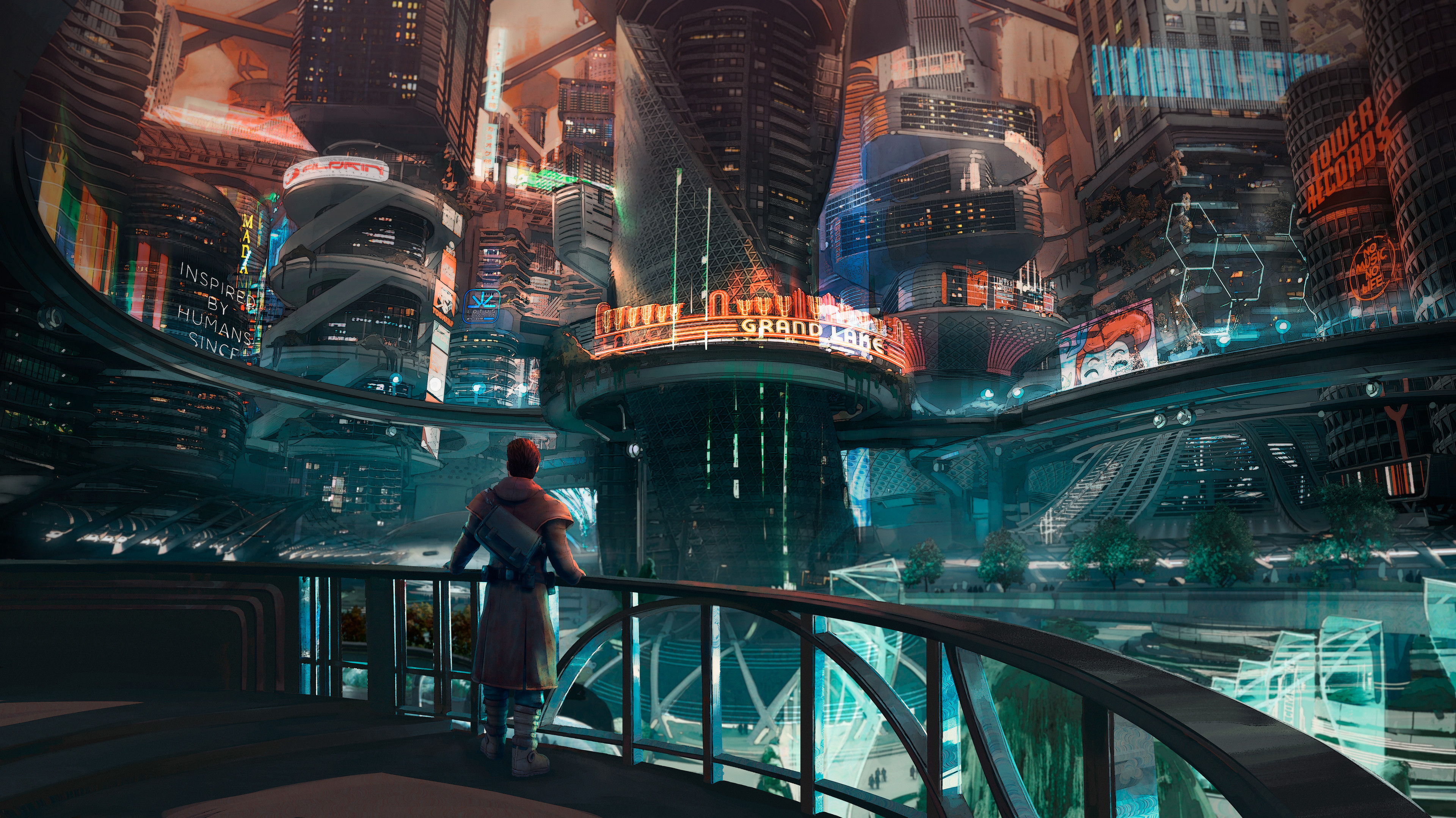 Image of a sci fi city