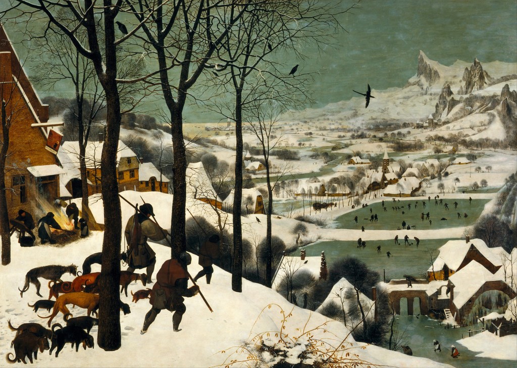 Pieter Bruegel's Hunters in the Snow
